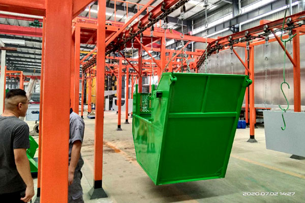 菏澤江華農(nóng)機(jī)噴漆生產(chǎn)線(xiàn)