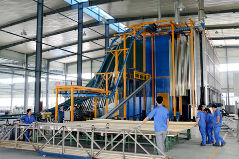 鋁型材立式噴涂設備