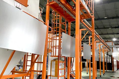 粉末噴涂生產(chǎn)線