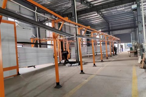 【喜報】新月涂裝又一鋁材噴涂噴粉線調試項目即將收官！