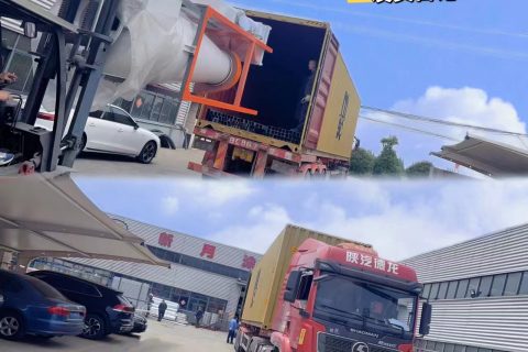 國外訂單-新月靜電涂裝噴涂生產(chǎn)線發(fā)貨阿爾及利亞！