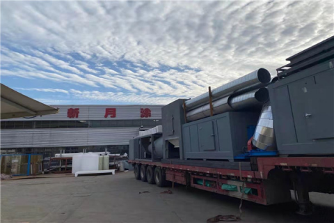 又見發(fā)貨季-新月柜體噴塑設備成功發(fā)往安徽啦！